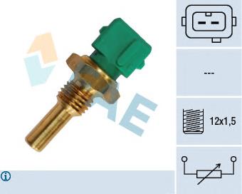 Sensor de temperatura do fluido de esfriamento 96056758 General Motors