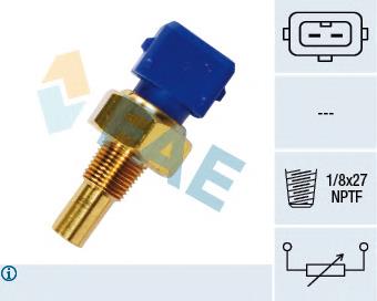 Sensor de temperatura do fluido de esfriamento 92VB10884AA Ford