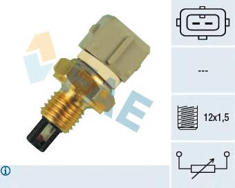 Sensor de temperatura da mistura de ar Peugeot/Citroen 1920C5
