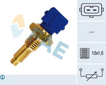 Sensor de temperatura do fluido de esfriamento 026906161B VAG