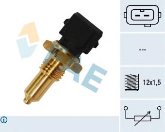 Sensor de temperatura do fluido de esfriamento BMW 23017838935