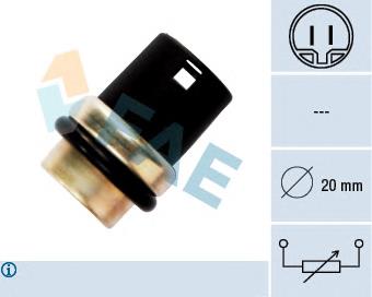 33610 FAE Sensor de temperatura do fluido de esfriamento