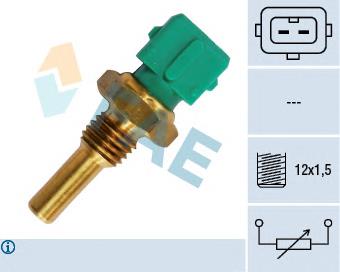 Sensor de temperatura do fluido de esfriamento 7738223 Fiat/Alfa/Lancia