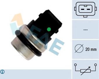 33620 FAE Sensor de temperatura do fluido de esfriamento