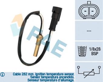 33555 FAE Sensor de temperatura do fluido de esfriamento