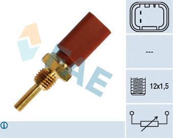 33710 FAE Sensor de temperatura do fluido de esfriamento