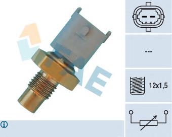 33670 FAE Sensor de temperatura do fluido de esfriamento (de ativação de ventilador do radiador)