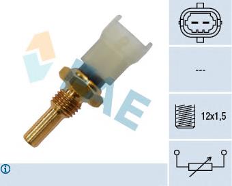 Compre 1338467 Opel Sensor de temperatura do fluido de esfriamento
