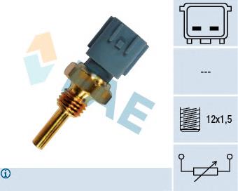 33460 FAE Sensor de temperatura do fluido de esfriamento