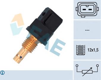 Sensor de temperatura da mistura de ar 1730035 BMW
