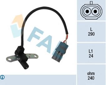 Sensor de posição (de revoluções) de cambota Alfa E-Parts AF05310