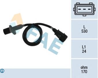 79004 FAE Sensor de posição (de revoluções) de cambota