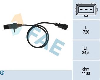79006 FAE Sensor de posição (de revoluções) de cambota