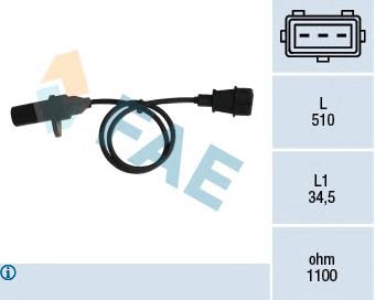 79007 FAE Sensor de posição (de revoluções) de cambota