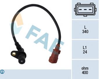 79034 FAE Sensor de posição (de revoluções) de cambota