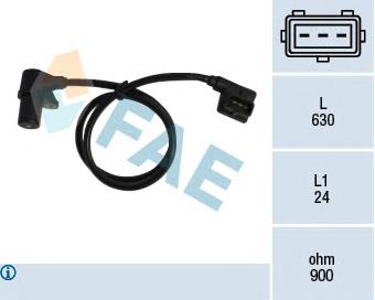 Sensor de posição (de revoluções) de cambota BMW 12141727555