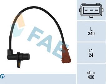 Sensor de posição (de revoluções) de cambota 00001920C3 Peugeot/Citroen