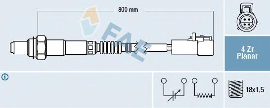 Compre 3M519G444DC Ford Sonda lambda, sensor de oxigênio até o catalisador