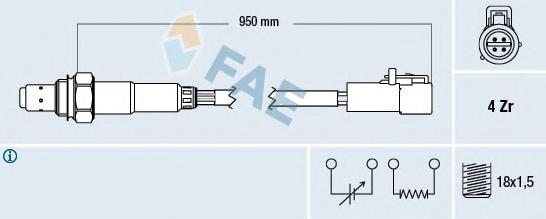 Compre 74127 Asam Sonda lambda, sensor de oxigênio