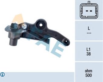 79118 FAE Sensor de posição (de revoluções) de cambota