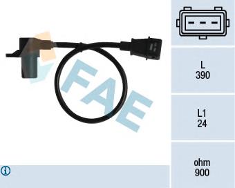 Sensor de posição (de revoluções) de cambota 0K08A18891 Hyundai/Kia