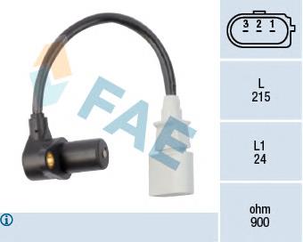 79048 FAE Sensor de posição (de revoluções) de cambota