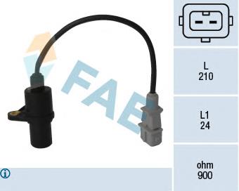 79047 FAE Sensor de posição (de revoluções) de cambota