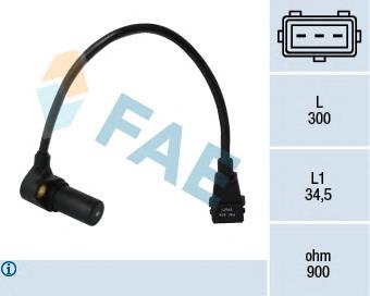 Sensor de posição (de revoluções) de cambota Opel 6238101