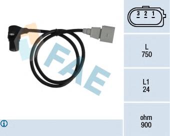 79059 FAE Sensor de posição (de revoluções) de cambota