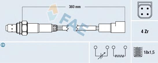 Compre 0135 NGK Sonda lambda, sensor de oxigênio