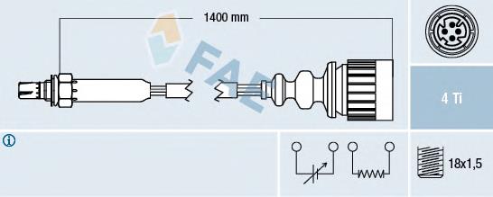 Sonda lambda, sensor de oxigênio 11781730025 BMW