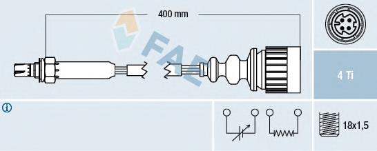 Compre 1943 NGK Sonda lambda, sensor de oxigênio