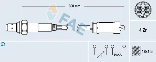 Sonda lambda, sensor de oxigênio Metzger 0893223 preço, a partir de 46,94 USD