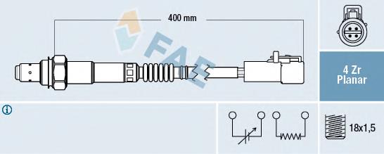 Compre 90043 NTK Sonda lambda, sensor de oxigênio