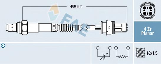 Sonda lambda, sensor de oxigênio FAE 77251 preço, a partir de 52,82 USD