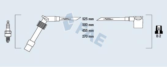 85084 FAE Fios de alta voltagem, kit