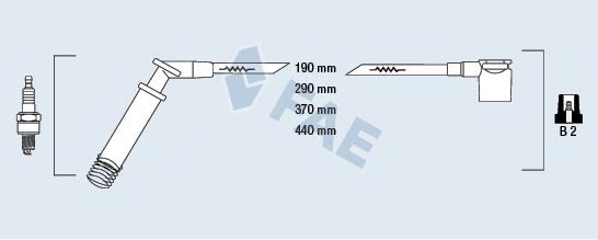 Compre 883038 ERA Fios de alta voltagem, kit