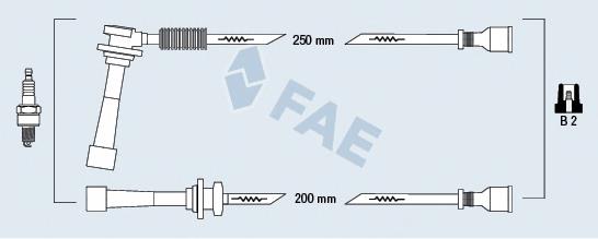 85145 FAE Fios de alta voltagem, kit