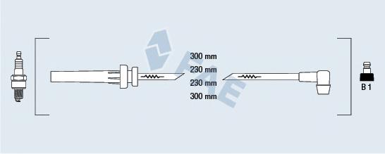Compre 04773841AB Chrysler Fios de alta voltagem, kit