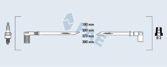 85250 FAE Fios de alta voltagem, kit