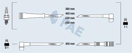 Compre 7700742835 Renault (RVI) Fios de alta voltagem, kit