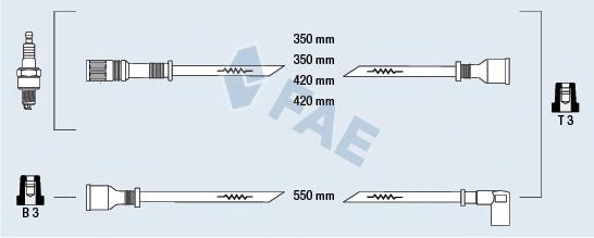 Kit de vedantes de motor completo 5888961 Fiat/Alfa/Lancia