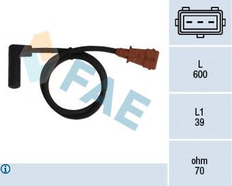 Sensor de posição (de revoluções) de cambota Peugeot/Citroen 591892