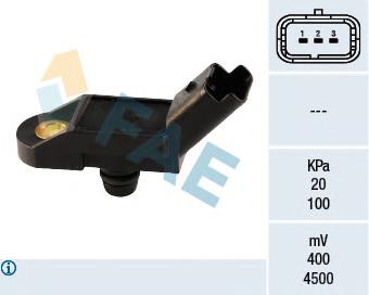 Compre SPR211 Beru Sensor de pressão no coletor de admissão, MAP