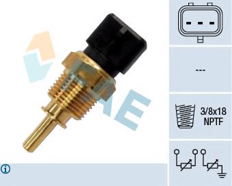 33355 FAE Sensor de temperatura do fluido de esfriamento