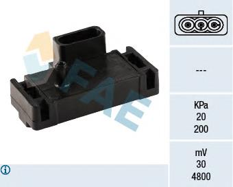 Sensor de pressão no coletor de admissão, MAP 8160406090 Isuzu