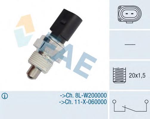 41270 FAE Sensor de ativação das luzes de marcha à ré