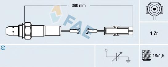 Compre 25105107 Toyota Sonda lambda, sensor de oxigênio
