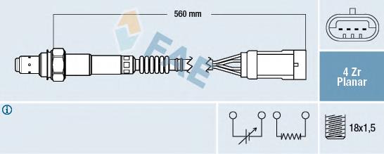 Compre 7859 NGK Sonda lambda, sensor de oxigênio até o catalisador