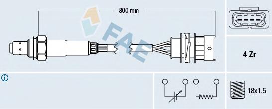 Compre 25321313 General Motors Sonda lambda, sensor de oxigênio depois de catalisador